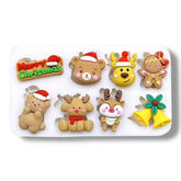 Molde Silicona Mini Navidad Tierna x 8